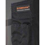 STØRVIK Stijn Korte Werkbroek - Zwart - 4-Way Stretch - Vuil- en Waterafstotend