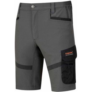 STØRVIK Stijn Korte Werkbroek - Zwart - 4-Way Stretch - Heren