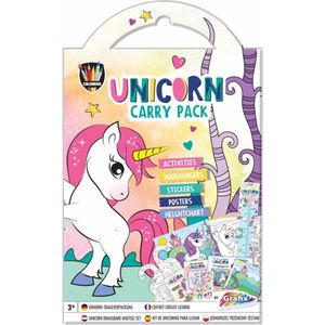 Unicorn - knutsel set - carry pack - grafix - teken kleur plak en doe set