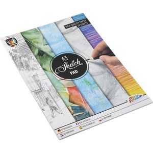 Grafix Schetsboek A3 - 30 Sheets - Wit Papier - Tekenen Voor Kinderen - 70 Grams