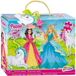 Vloerpuzzel Prinses 58x39 cm 60 Stukjes