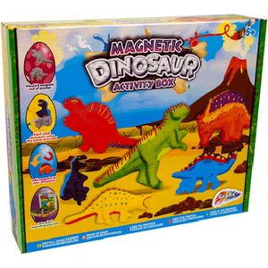 Grafix - Magnetische Dino Activity Box - Multi - Kunststof - 30x25cm