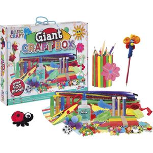 Knutselen Kinderen 500pcs - Knutselkoffer voor Jongens en Meisjes - Creatief Speelgoed - Knutselen