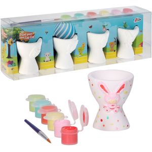 Grafix Schilderset paasdopjes per set van 4