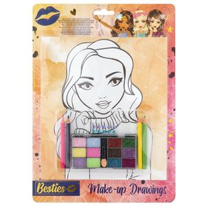 Besties Make-Up Tekeningen A4