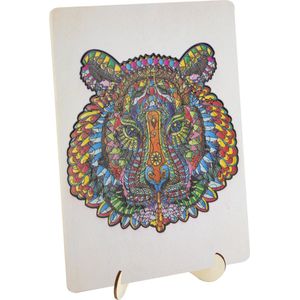 Creative Craft Group Houten Legpuzzel Tijger 130st.