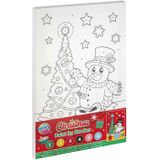 Canvas Schilderen op Nummer Kerstmis