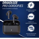 AV Audio Melody ANC Pro Wireless Earbuds - Noise Canceling - 31 Hours - Comfortable Fit - Gaming Earbuds - Black