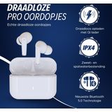 AV Audio Melody ANC Pro Draadloze Oordopjes - Noise Canceling - 31 uur - Comfortabele Pasvorm - Gaming - Wit