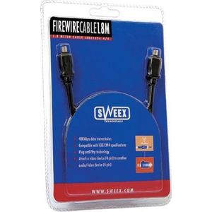 Sweex Firewire Cable 4P/4P 1.8M 1,8 m