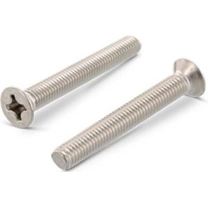 Metaalschroef Din965Ph M5X8Mm Vk RVS A2 - 200 stuks