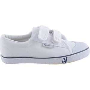 Rucanor - Frankfurt - Gymschoenen - Wit - Canvas - Klittenbandsluiting