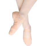 Balletschoenen Splitzool Papillon PA1014 Roze Balletschoentjes Stretch Canvas Splitzool