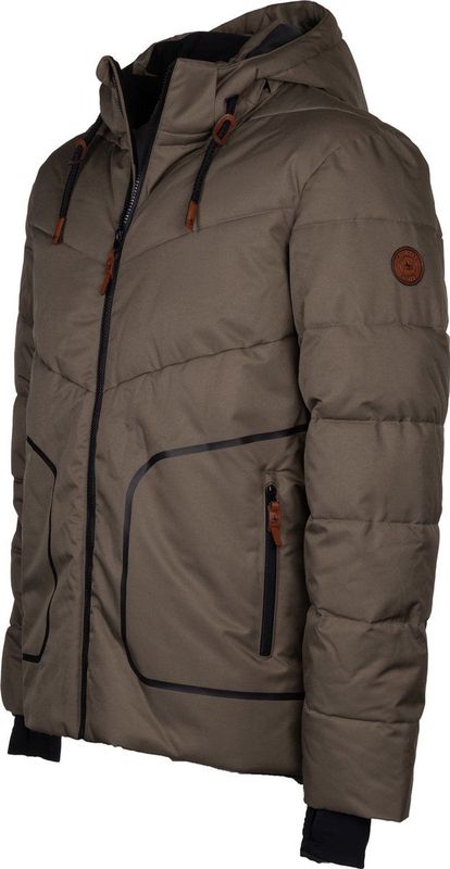 Maupiti marck ii padded winterjas heren grijsbruin maat xl