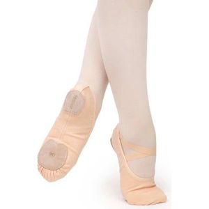 Papillon - Balletschoenen - Stretch Canvas - Suède Splitzool