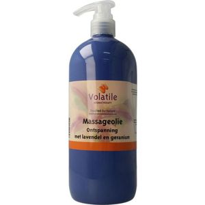 Massage Olie - Ontspanning - 1 Liter - Natuurlijke Ingrediënten