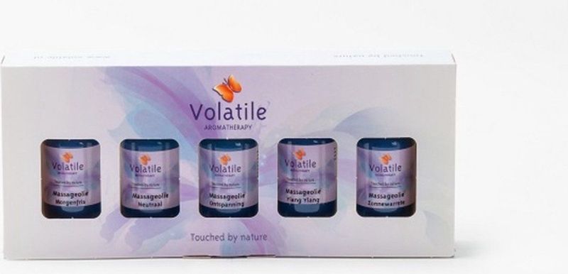 Massage Olie - Proefpakket - 5 Varianten - 20 ml - Neutraal en Geurloos