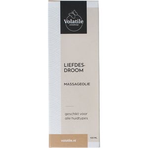 Volatile Massageolie liefdesdroom glas met pomp 100ml