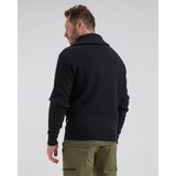 Life-Line - Kotter - Schipperstrui - Zwart - Ademend Materiaal - Hoge Ritskraag