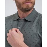 Life Line heren poloshirt - polo heren - Kraby - licht groen print - KM