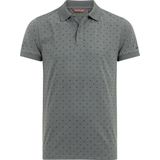 Life Line heren poloshirt - polo heren - Kraby - licht groen print - KM