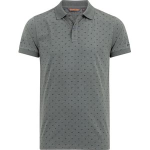 Life Line heren poloshirt - polo heren - Kraby - licht groen print - KM