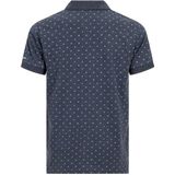 Life Line heren poloshirt - polo heren - Kraby - navy print - KM