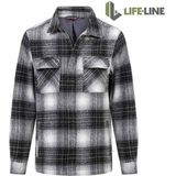 Life-Line Pico Flanel Shirt - Herenblouse lange mouw - Black check