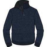 Life-Line Waterville Trui - Heren Korte rits fleece - Navy Melange