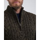 Life Line - Marcel - Gebreide Trui - Donkergroen