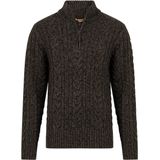 Life Line - Marcel - Gebreide Trui - Donkergroen