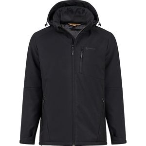 Life Line Joy Zwart Gevoerde Softshell Jas Heren