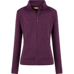Life Line Vest Noor paars gebreid dames