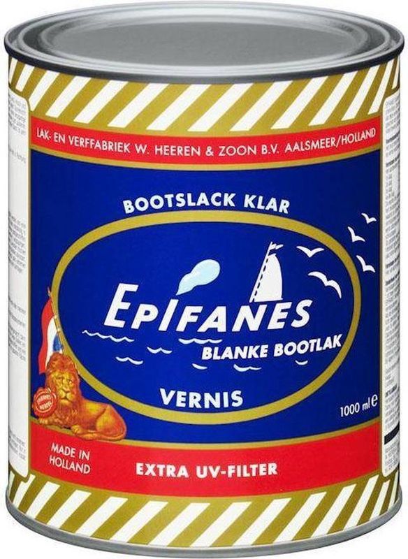 Epifanes - Bootlak - Blank - 5000 ml - Hoogglanzend - Houtolie/Fenol