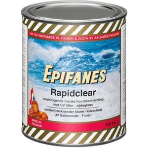 Epifanes - Rapidclear - Blanke Vernis - UV Bescherming - Urethaan/Alkydhars