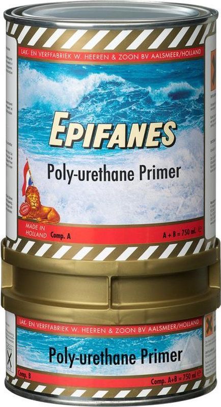 Epifanes - Poly-Urethane Primer - Grijs - 0,75 L - Sneldrogend