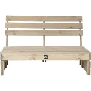 2L Home & Garden Palletbank Greywash - Grijs