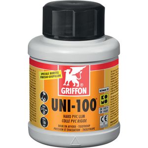 Bison Griffon Hard-PVC-lijm UNI-100 Pot 250 ml - Kiwa Komo