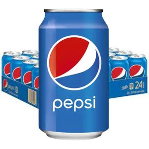 Pepsi - Frisdrank - Cola - Blik 330ml - 24 Stuks