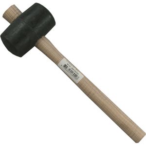 Melkmeisje Rubber hamer 65 mm hard rubber vlak - MM782065 - MM782065