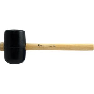 Melkmeisje Rubber hamer 90 mm hard rubber vlak/rond - MM783090
