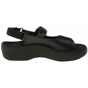 Wolky - Jewel 03204 - Sandalen - Zwart - Leer