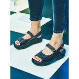 Wolky - Jewel 03204 - Sandalen - Zwart - Leer