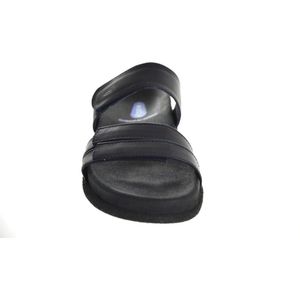 Wolky - Cirrus 00501 - Slippers - Zwart - Leer