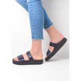Wolky - 0050130 800 - Dames Slippers - Blauw