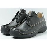 Veterschoen Wolky Men Roll Shoe Oiled Leather Black-Schoenmaat 44