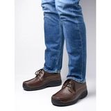 Veterschoen Wolky Men Roll Shoe Oiled Leather Brown-Schoenmaat 40