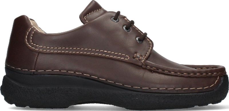 Wolky - Roll Shoe - Veterschoen - Brown - Geolied Leer