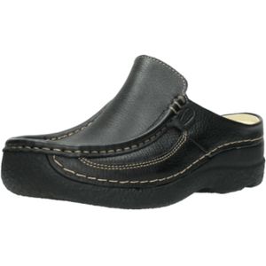 Wolky - Roll Slide 06202 - Muilen - Zwart - Leer