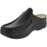 Wolky - 0620270 Leren Dames Muilen - Zwart - Anatomisch Voetbed